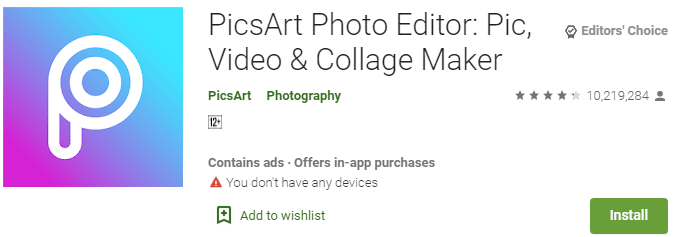 Photo Edit करने वाला Apps