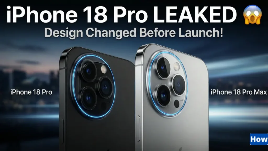 iPhone 18 Pro Design Leak